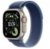 Apple Watch Ultra 3 GPS + Cellular, koperta 49 mm z tytanu w kolorze naturalnym, opaska Trail w kolorze niebieskim/jaskrawoniebi